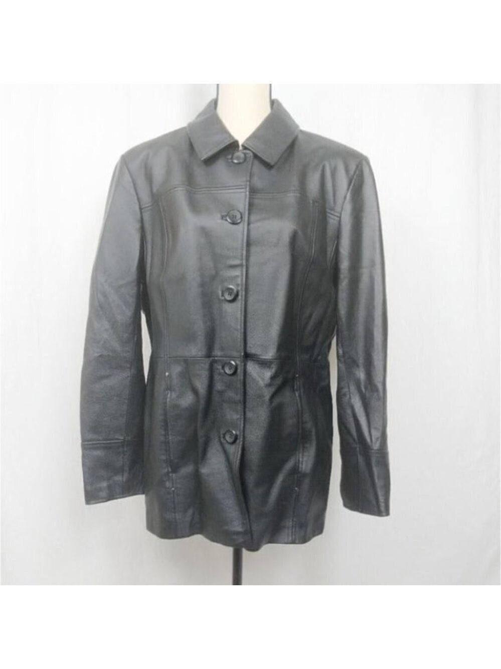 East 5th Genuine Leather Button Down Jacket XL